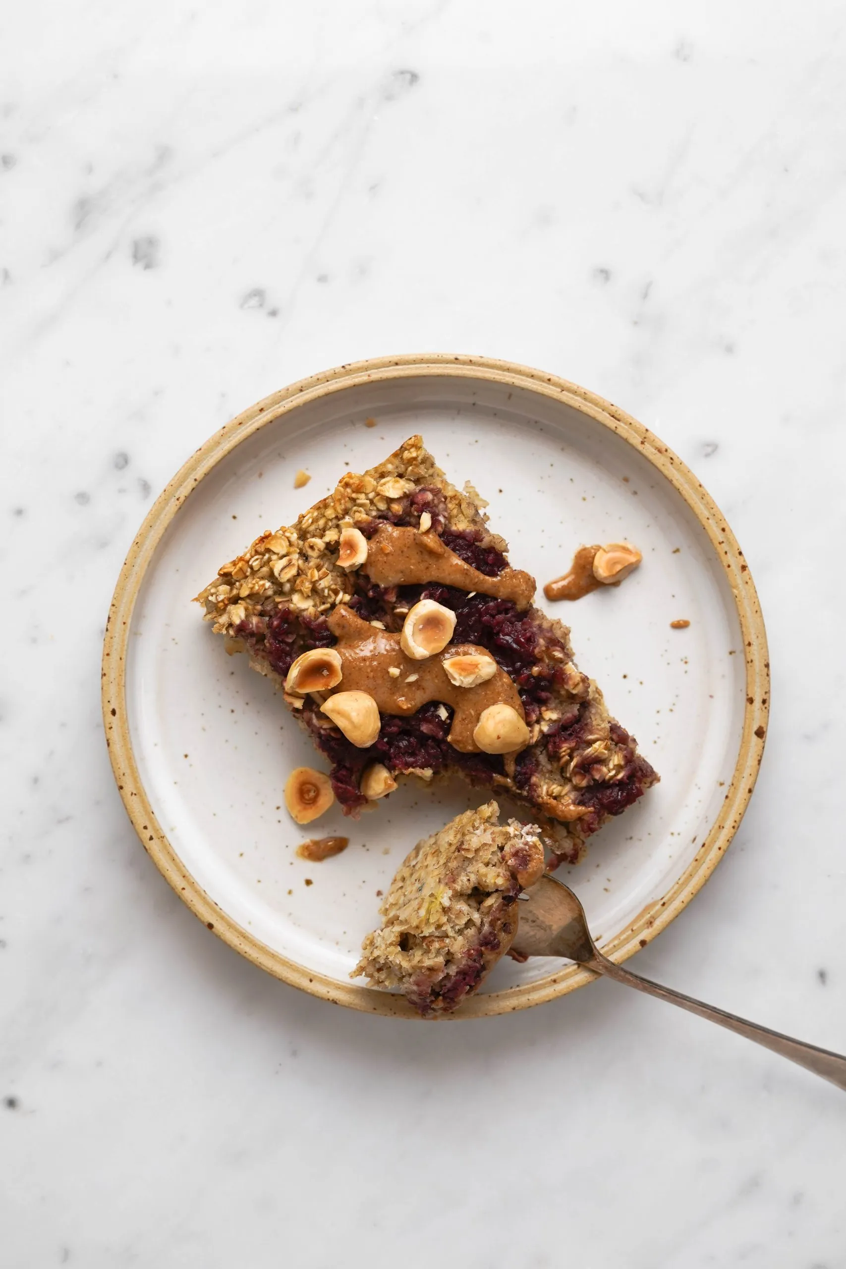Baked oats al lampone