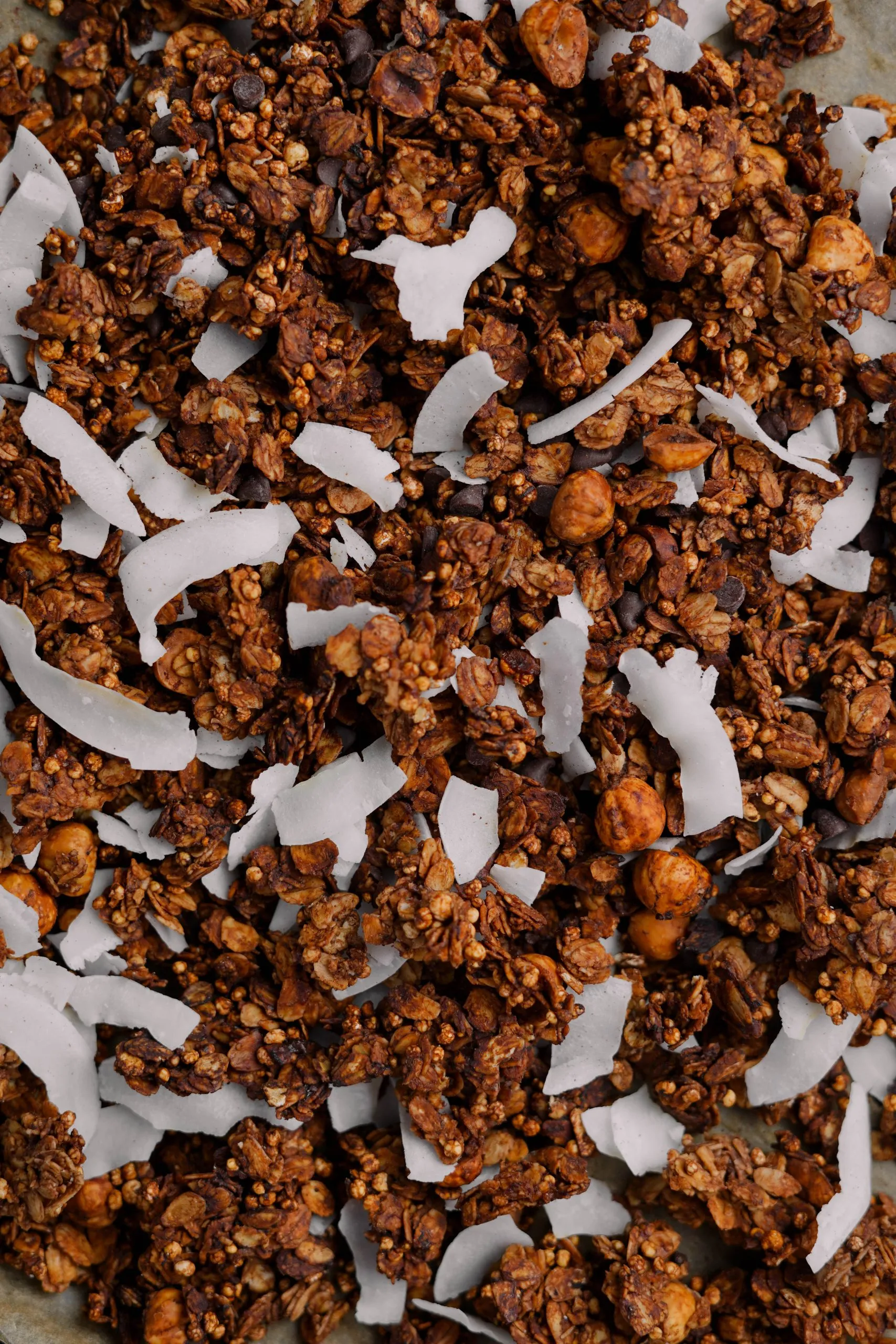Granola cioccolato e cocco