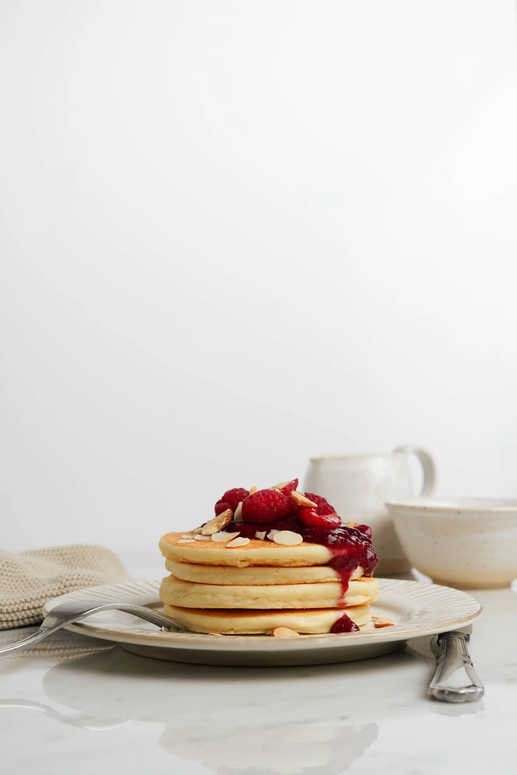 Pancakes vegani alla mandorla